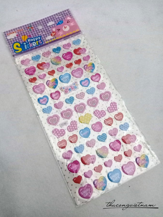 Sticker nổi CC-004